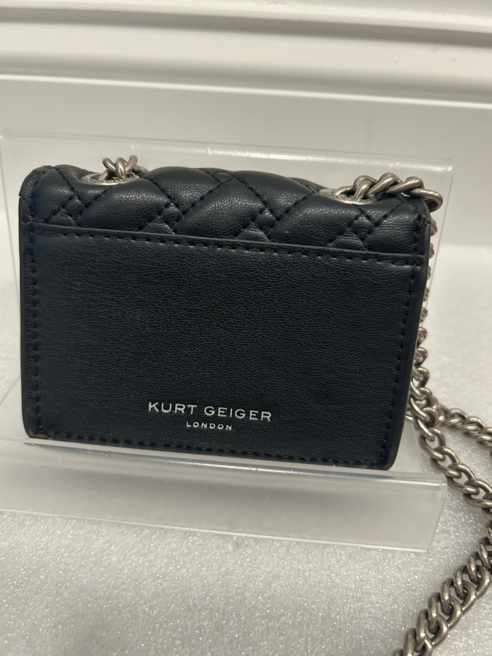 Kurt Geiger Kensington micro quilted crossbody bag purse - Picture 2 of 7